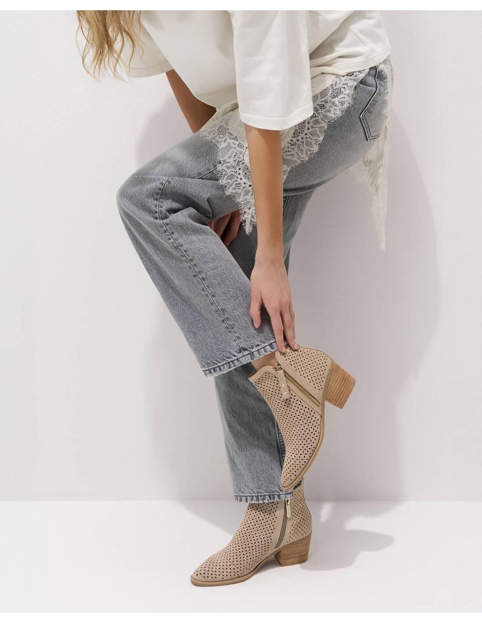 Bota al tobillo de piel para mujer 5