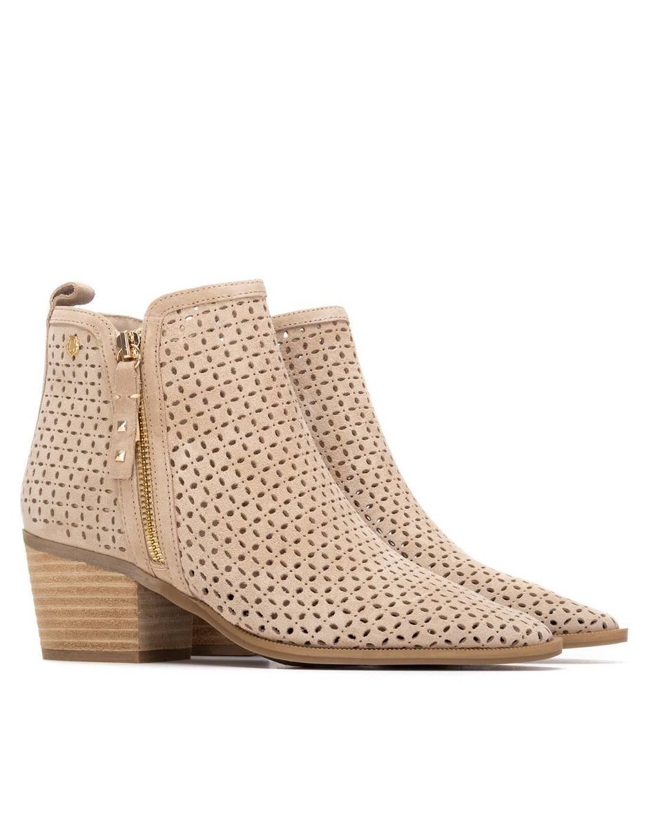 Bota al tobillo de piel para mujer 7