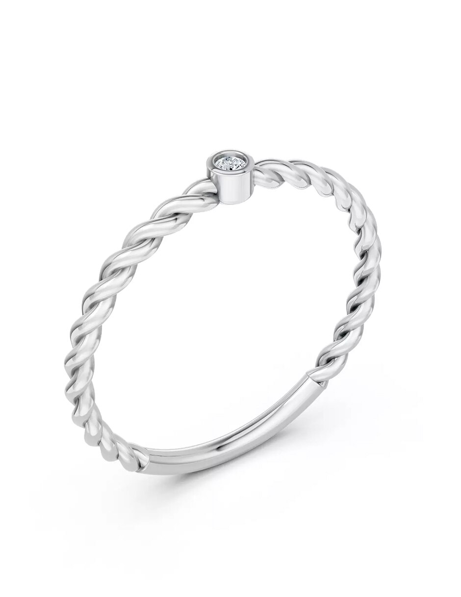 Anillo de compromiso de oro 14 k 5