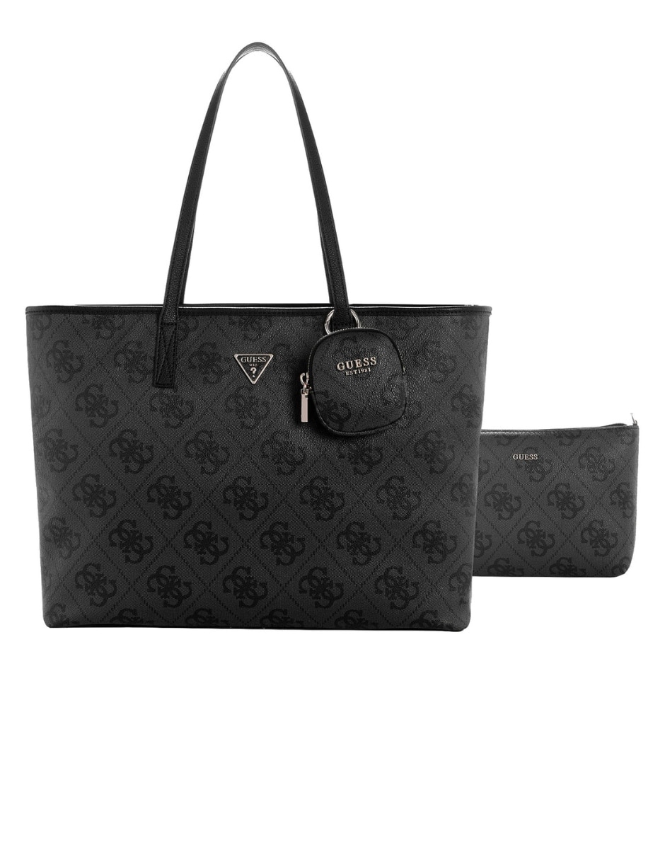 Set/bolsa tote power play guess de poliuretano para mujer