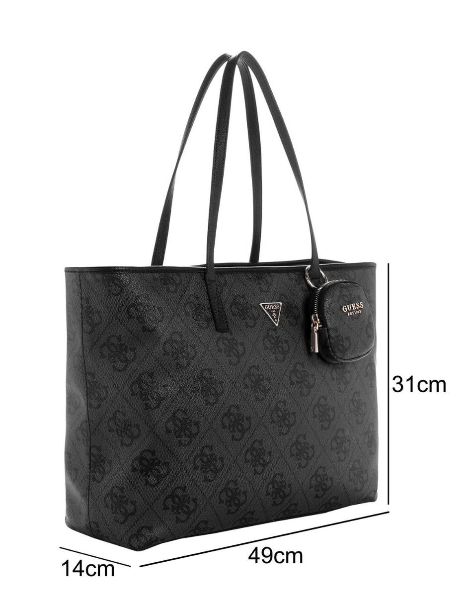 Set/bolsa tote power play guess de poliuretano para mujer 6