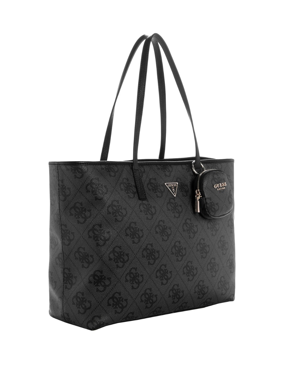 Set/bolsa tote power play guess de poliuretano para mujer 4