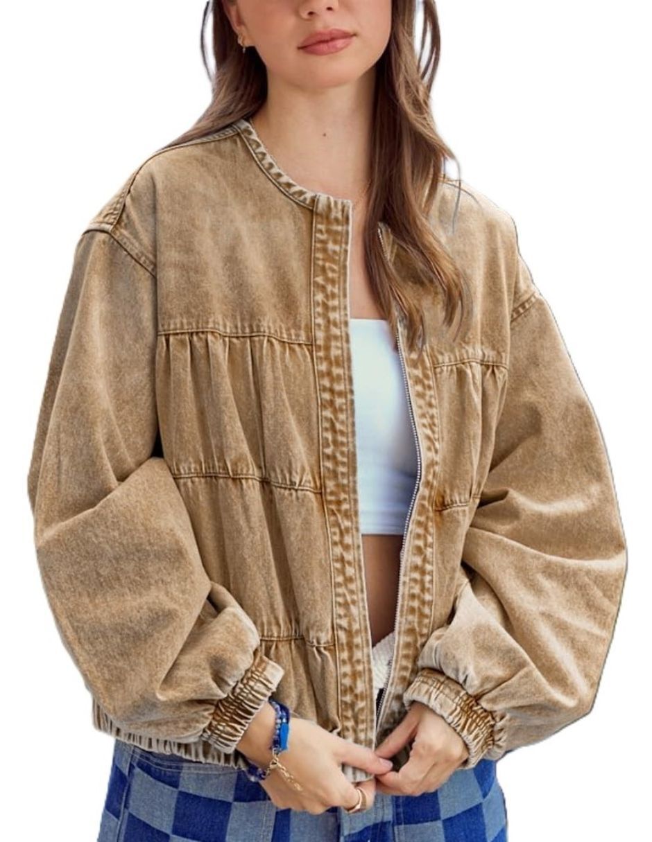 Chamarra casual Chouya para mujer