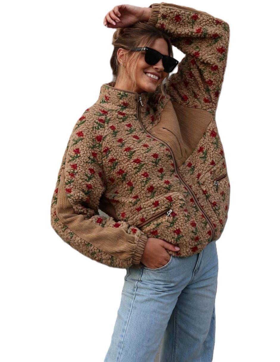 Chamarra casual Chouya para mujer