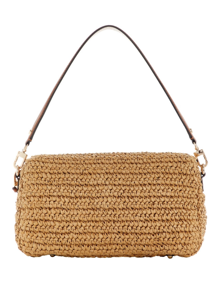 Set/bolsa shoulder ofelia de rafia para mujer 4