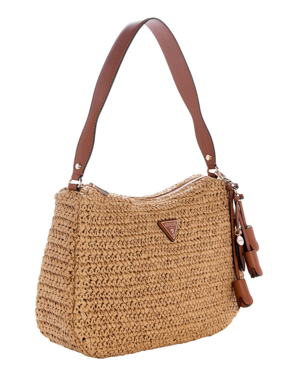Set/bolsa shoulder ofelia de rafia para mujer 2