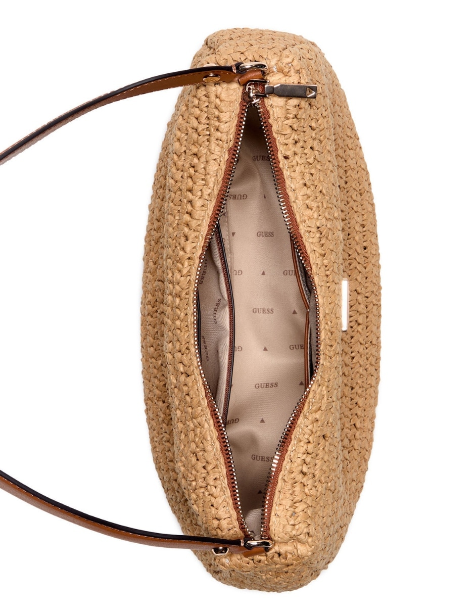 Set/bolsa shoulder ofelia de rafia para mujer 3