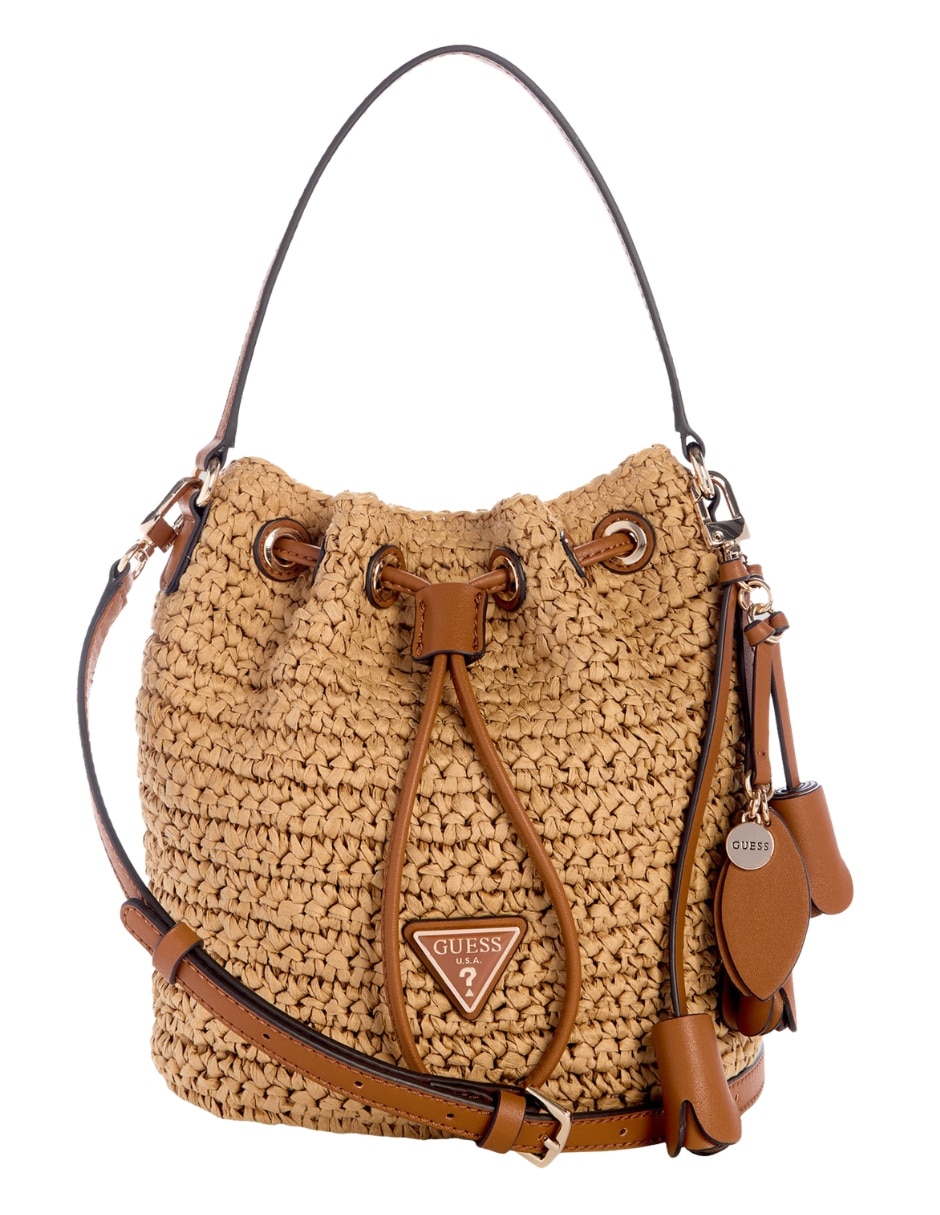 Set/bolsa bucket ofelia de rafia para mujer Set/bolsa bucket ofelia de rafia para mujer