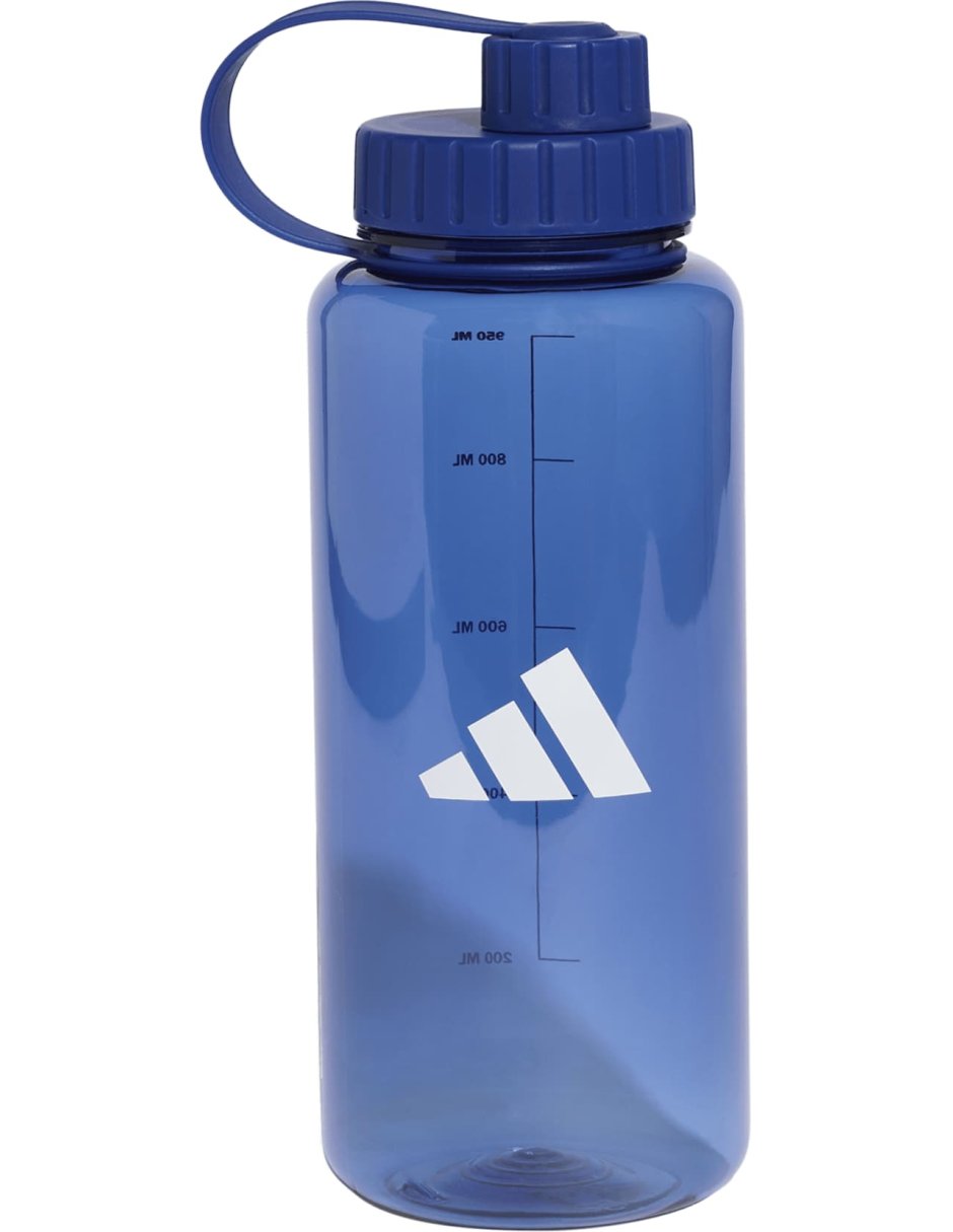 Botella de agua de plástico con tapa rosca 1 L