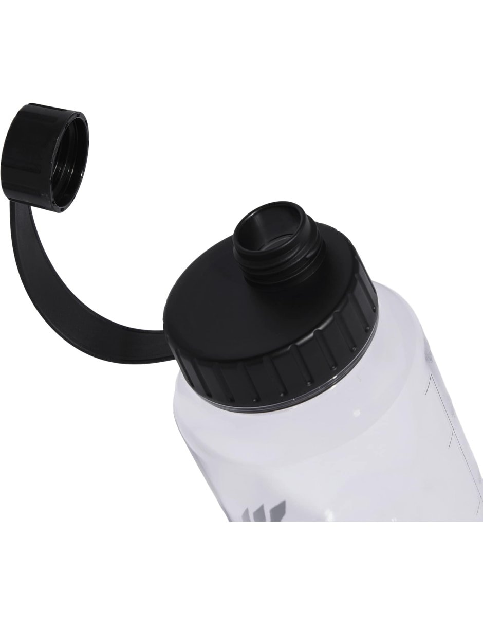 Botella de agua de plástico con tapa rosca 1 L 2