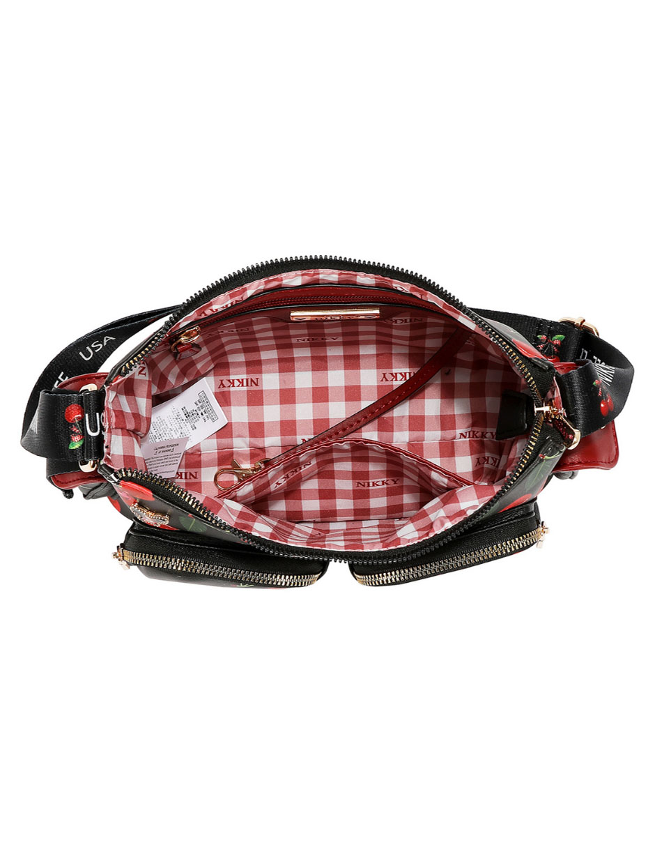 Bolsa crossbody Nikky Cherry Lips para mujer
