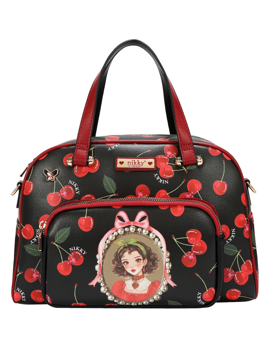 Set/bolsa shopper de poliuretano para mujer