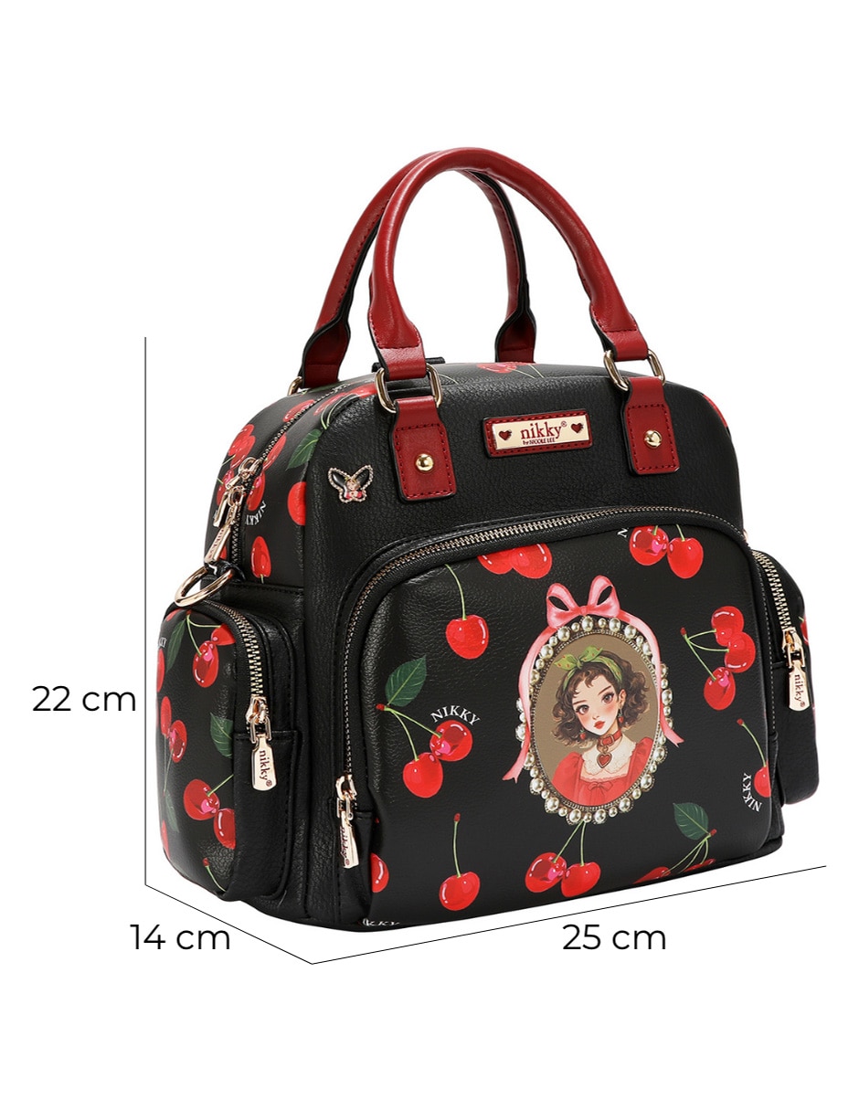 Bolsa crossbody Nikky Cherry Lips para mujer