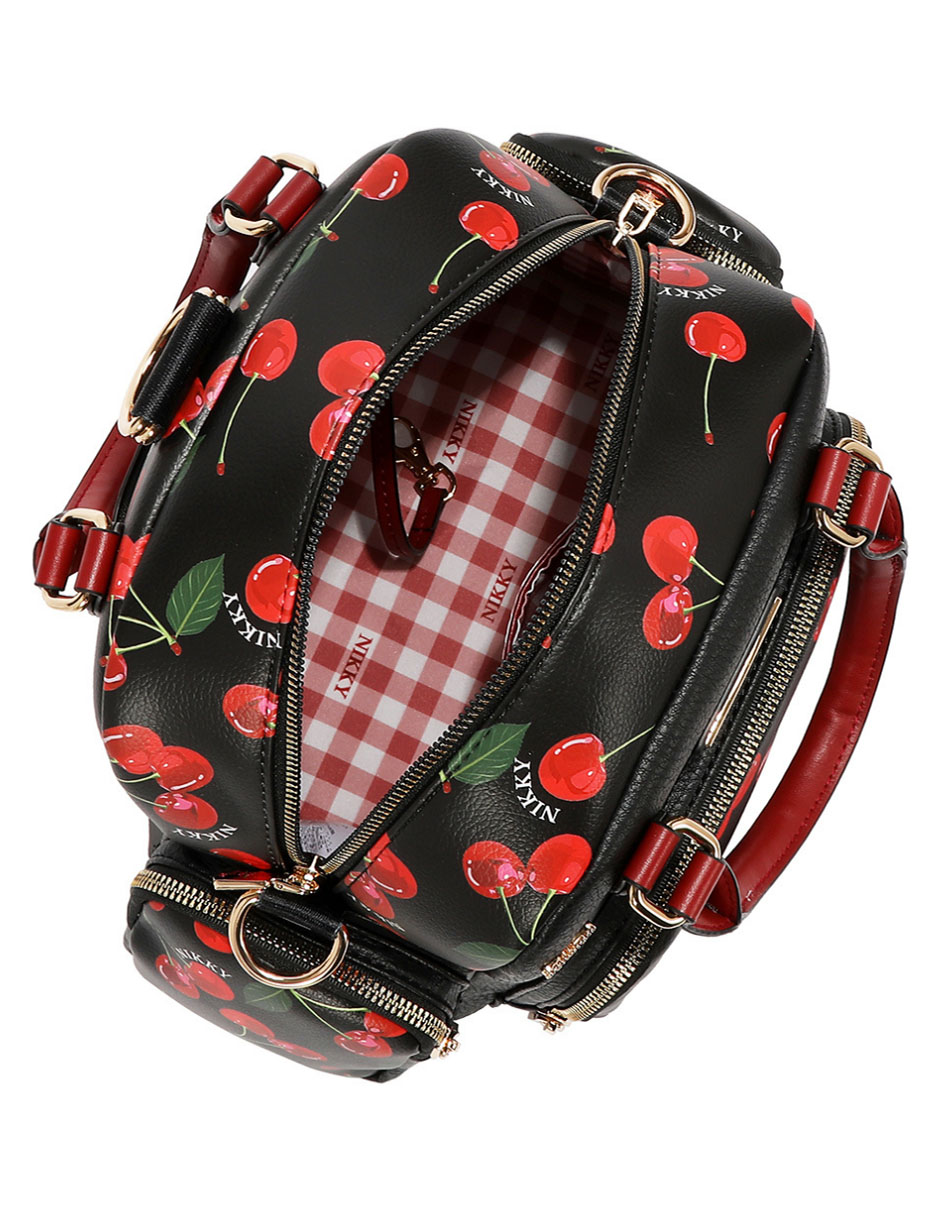 Bolsa crossbody Nikky Cherry Lips para mujer