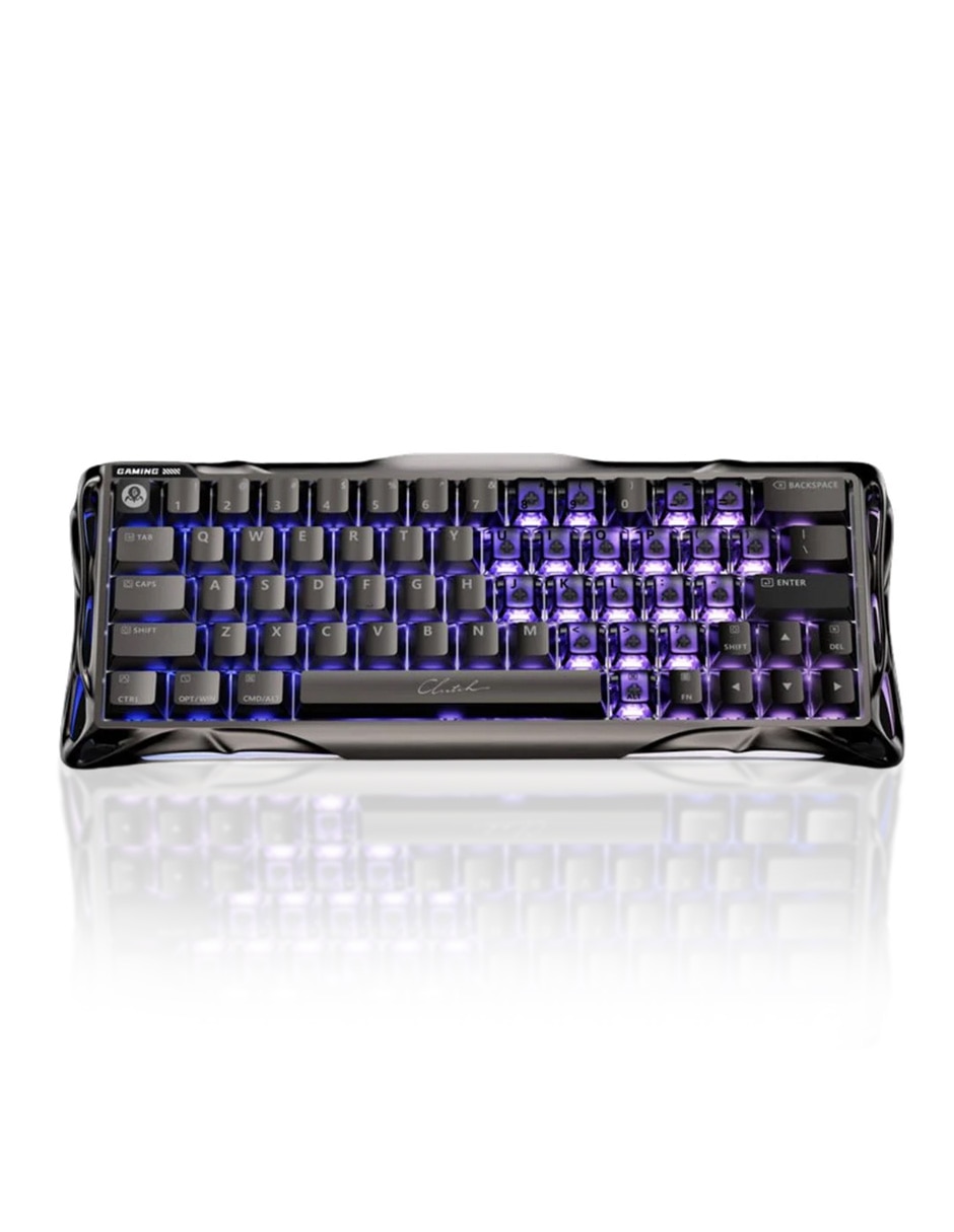 Teclado gamer USB-C QWERT inglés con interruptor Lineal Gravastar Mercury V60 Pro Deluxe Edition