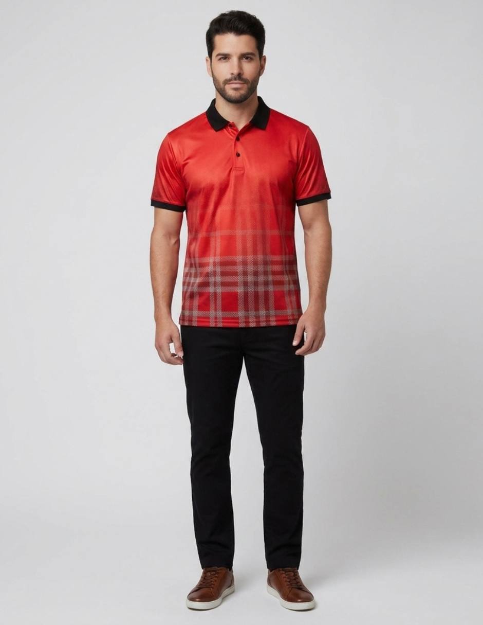 Playera tipo polo Benziny para hombre