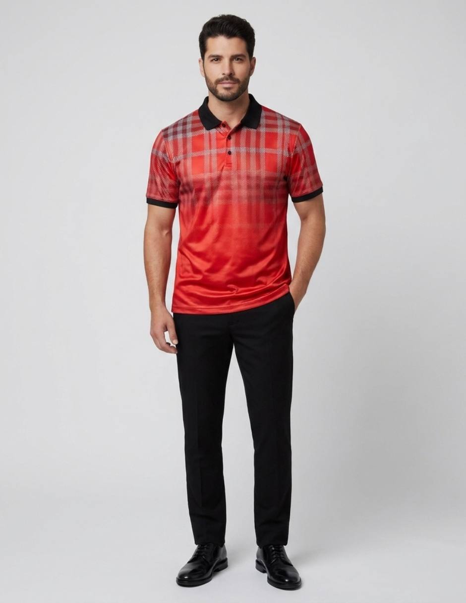 Playera tipo polo Benziny para hombre