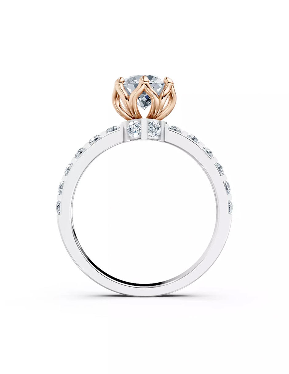 Anillo de compromiso de oro 18 k Amore Mio! 2