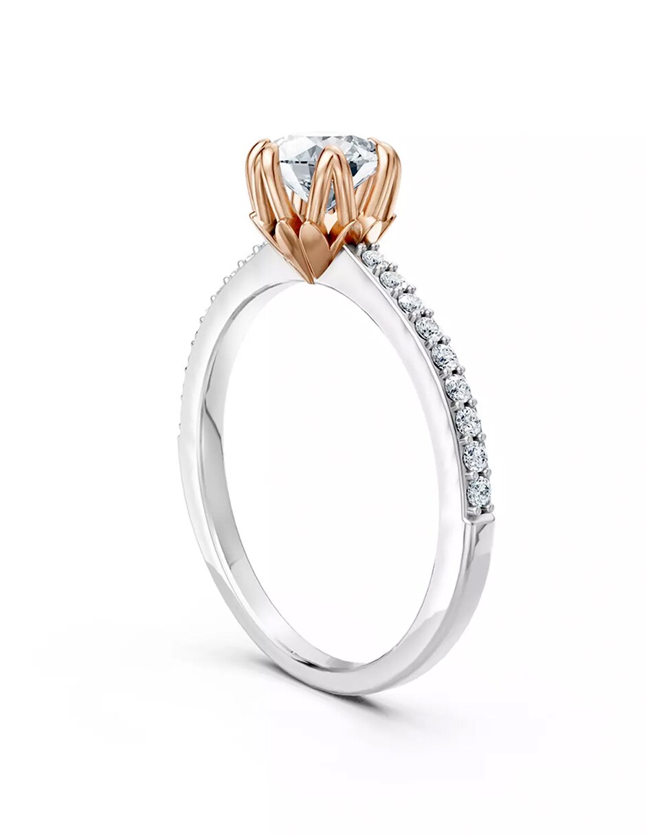 Anillo de compromiso de oro 14 k Amore Mio! 3