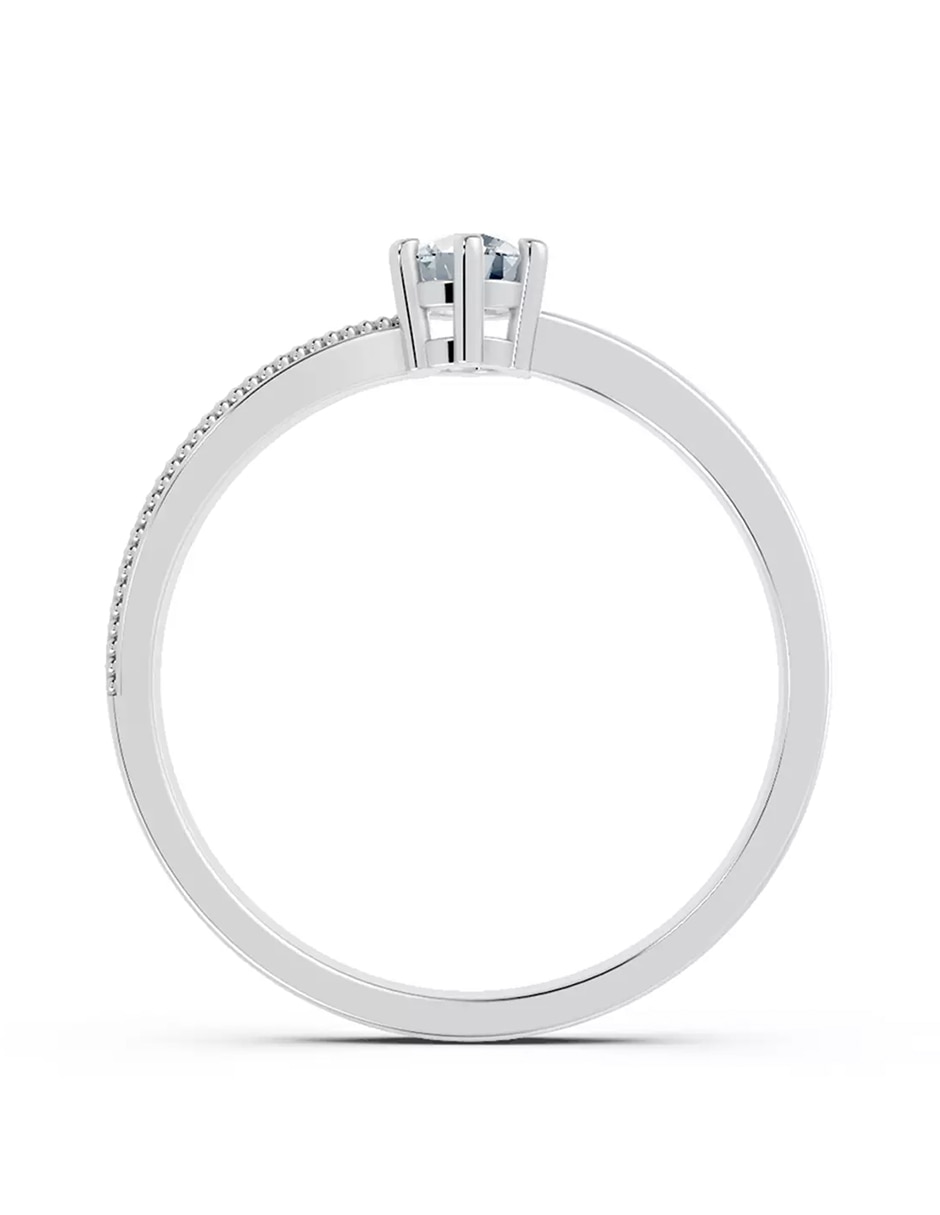 Anillo de compromiso de oro 18 k Amore Mio! 2