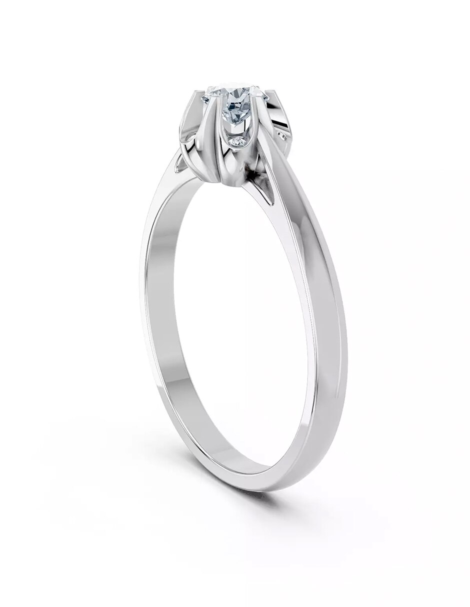 Anillo de compromiso de oro 9 k Amore Mio! 3