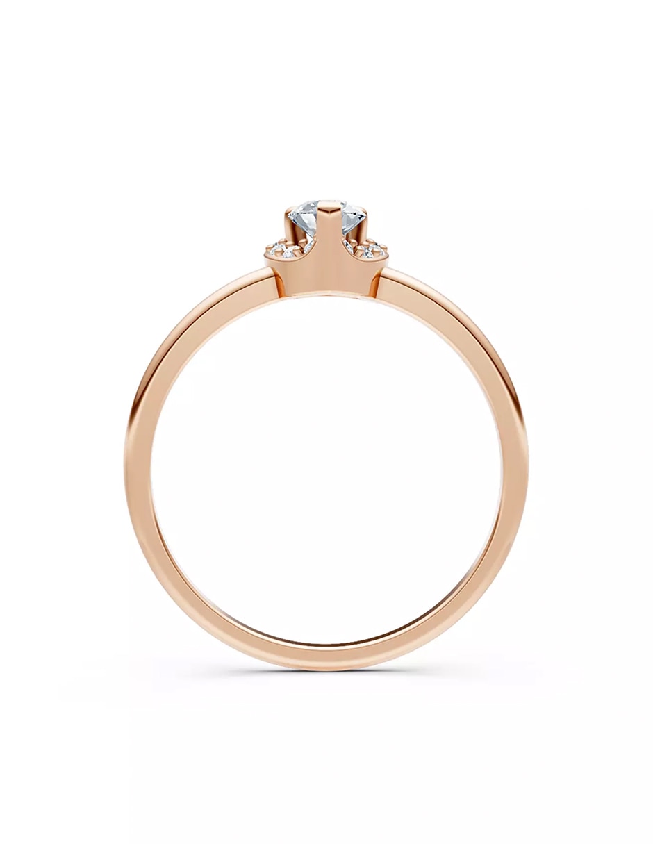 Anillo de compromiso de oro 9 k Amore Mio! 2