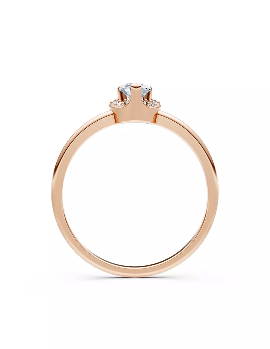 Anillo de compromiso de oro 18 k Amore Mio! 2