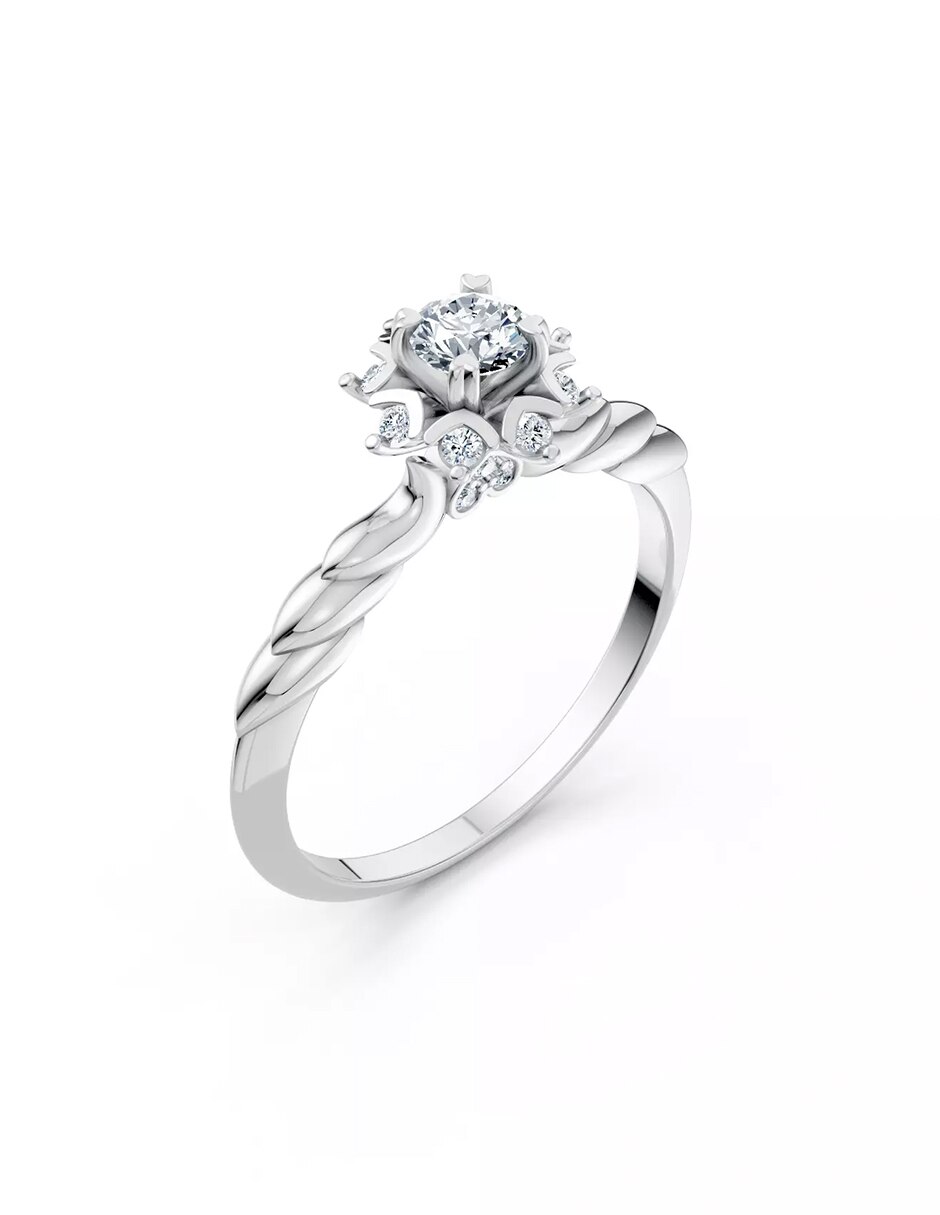 Anillo de compromiso de oro 9 k Amore Mio! 5