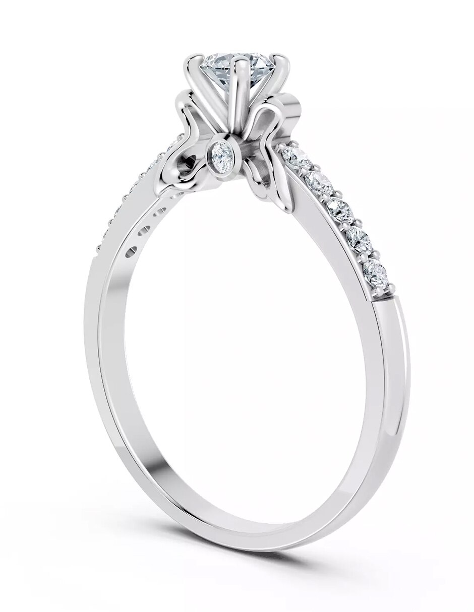 Anillo de compromiso de oro 18 k Amore Mio! 4