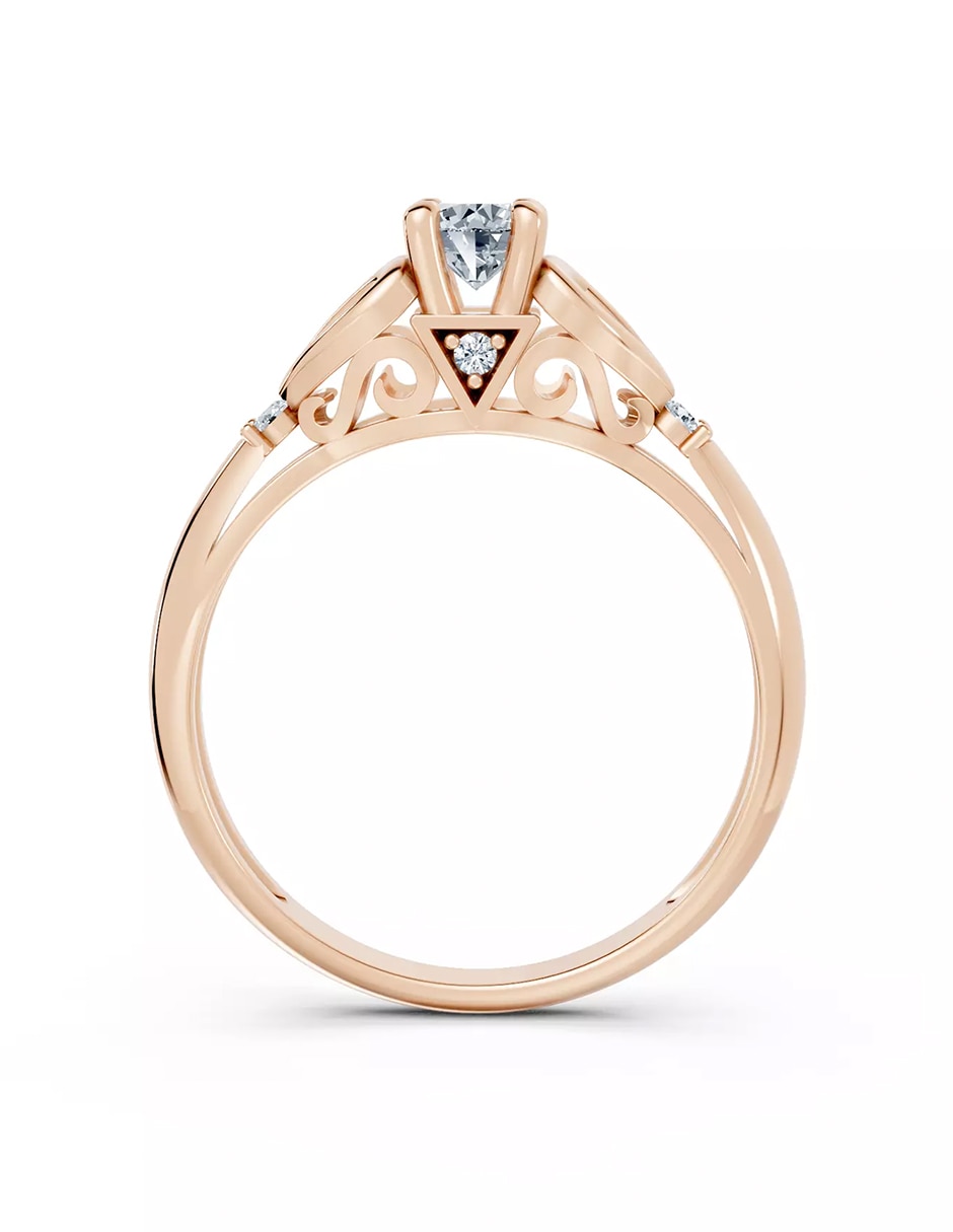 Anillo de compromiso de oro 18 k Amore Mio! 3