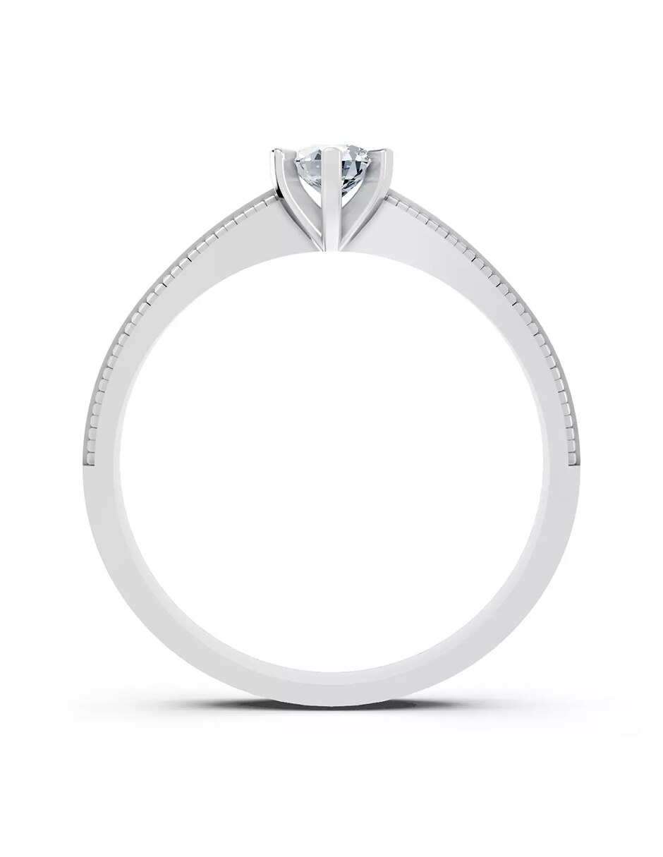 Anillo de compromiso de oro 14 k Amore Mio! 3