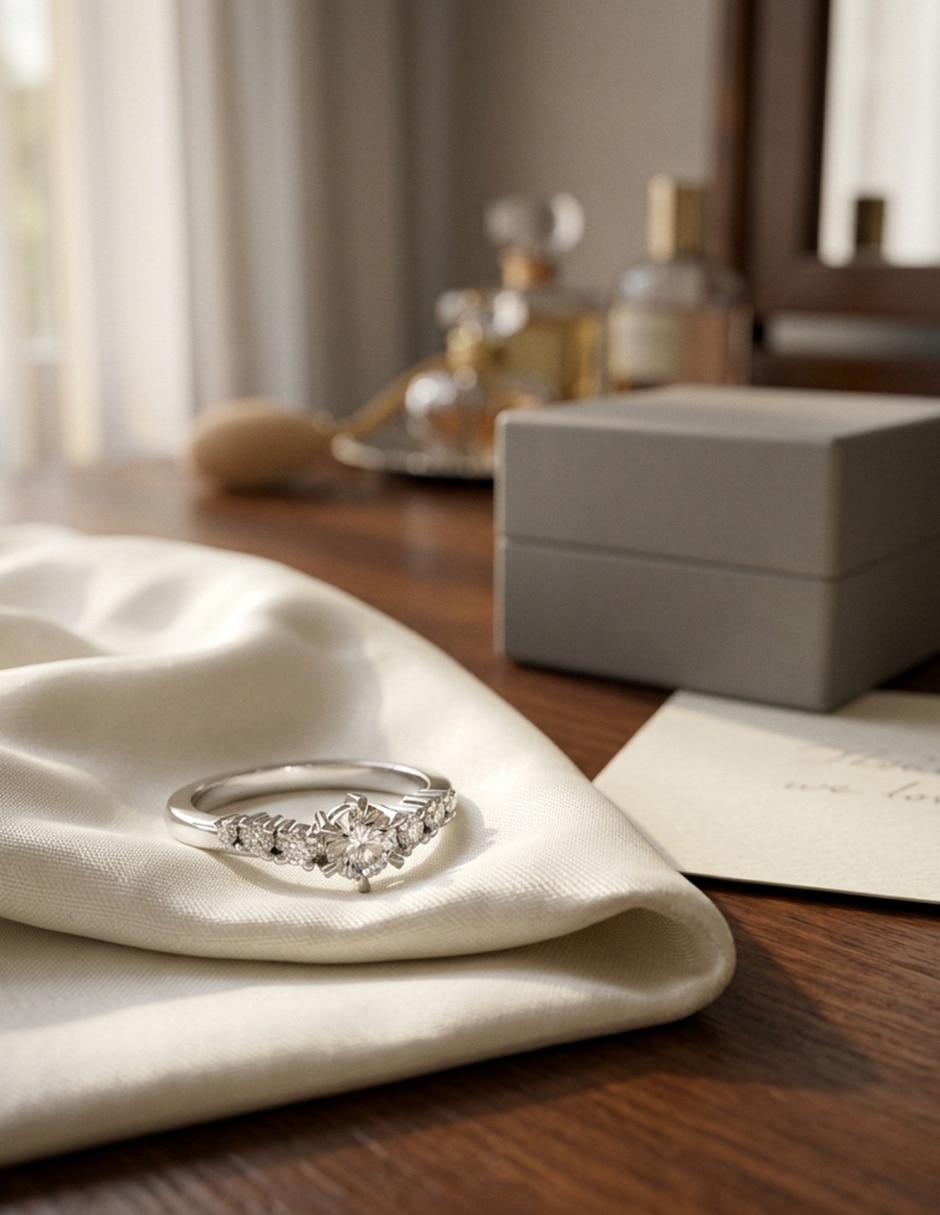 Anillo de compromiso de oro 9 k zirconia cúbica 5