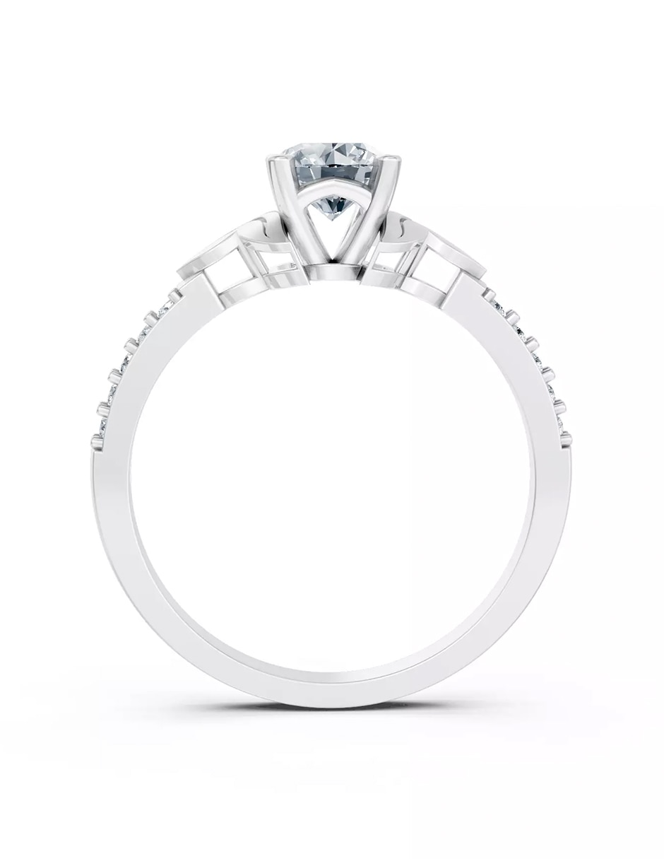 Anillo de compromiso de oro 14 k Amore Mio! 3
