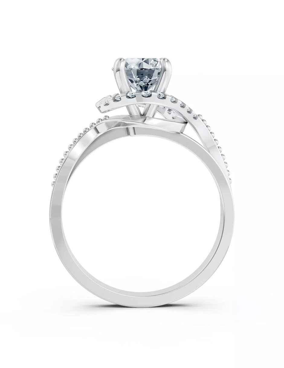 Anillo de compromiso de oro 9 k Amore Mio! 3