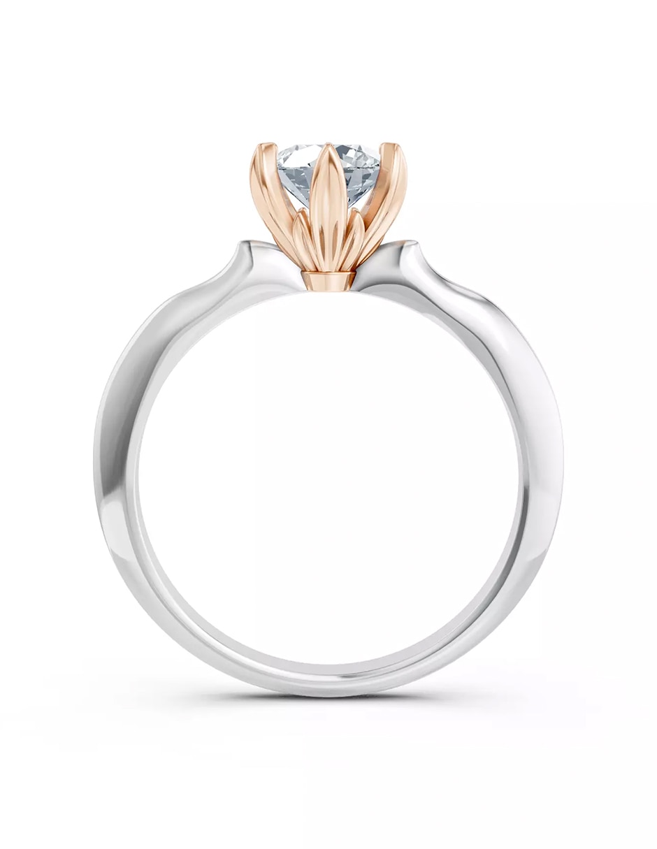 Anillo de compromiso de oro 9 k Amore Mio! 2