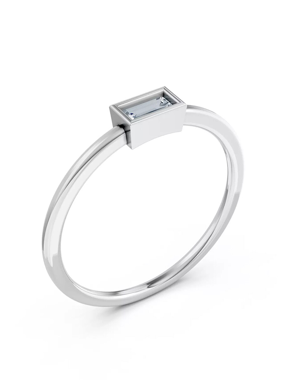 Anillo de compromiso de oro 14 k Amore Mio! 5