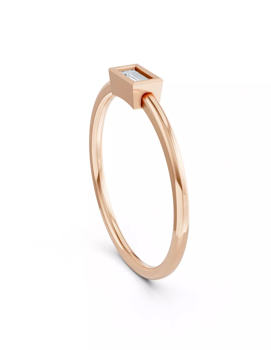 Anillo de compromiso de oro 9 k Amore Mio! 3