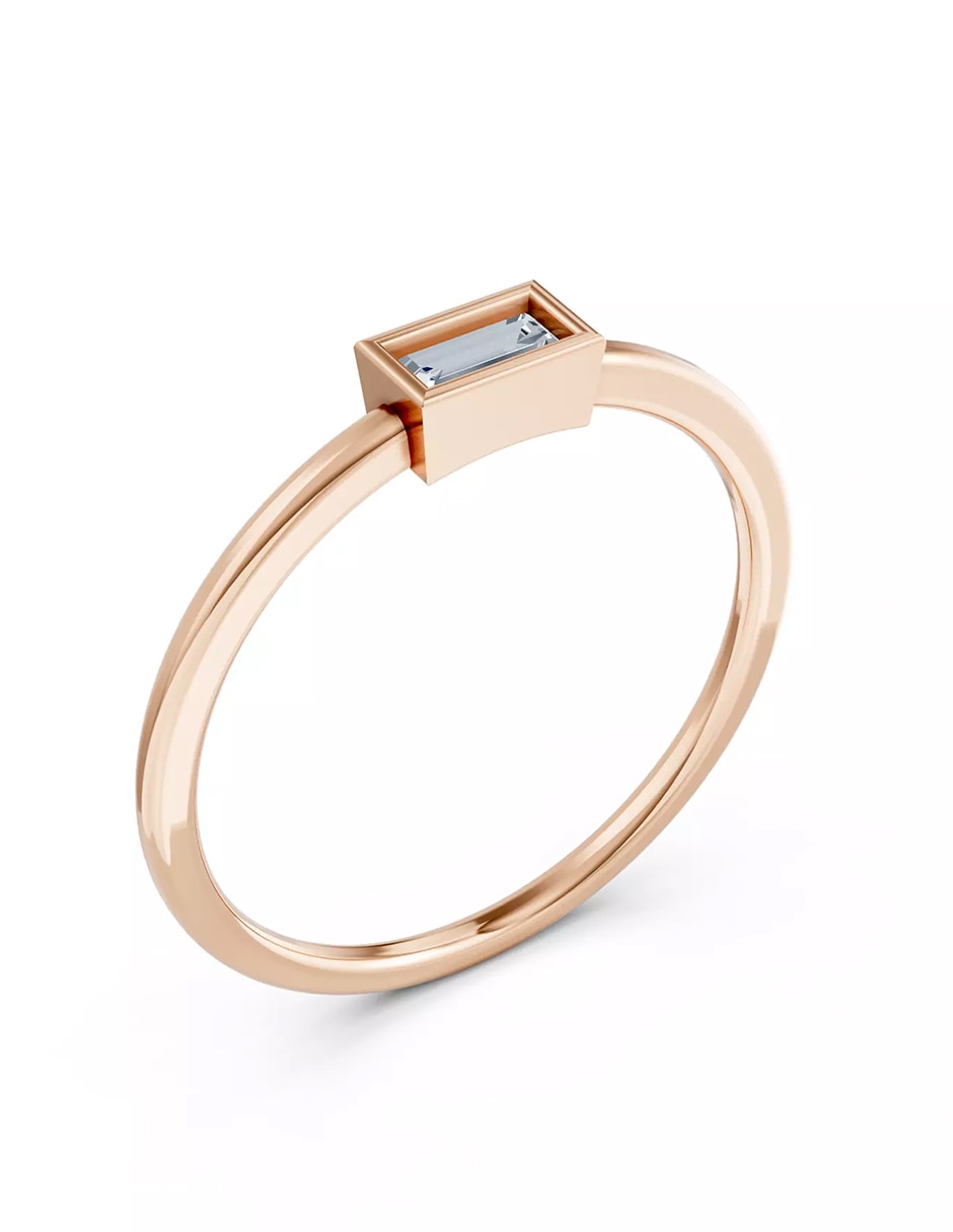 Anillo de compromiso de oro 9 k Amore Mio! 6