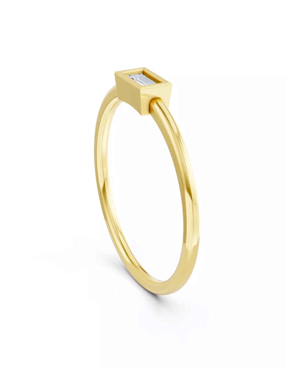 Anillo de compromiso de oro 18 k Amore Mio zirconia cúbica