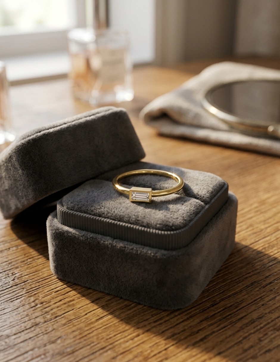 Anillo de compromiso de oro 18 k Amore Mio zirconia cúbica