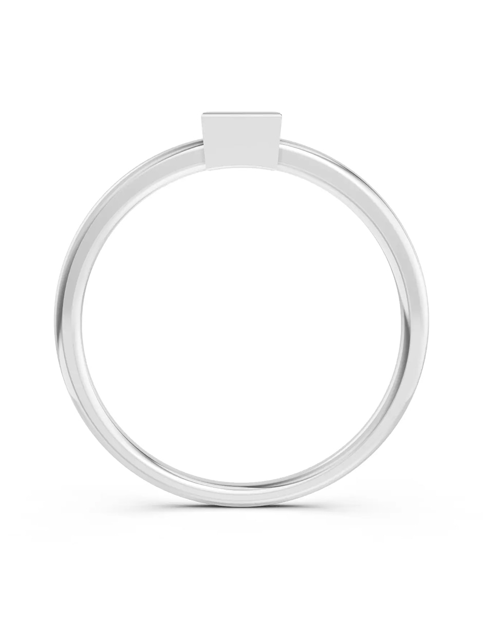 Anillo de compromiso de oro 14 k zirconia cúbica 2