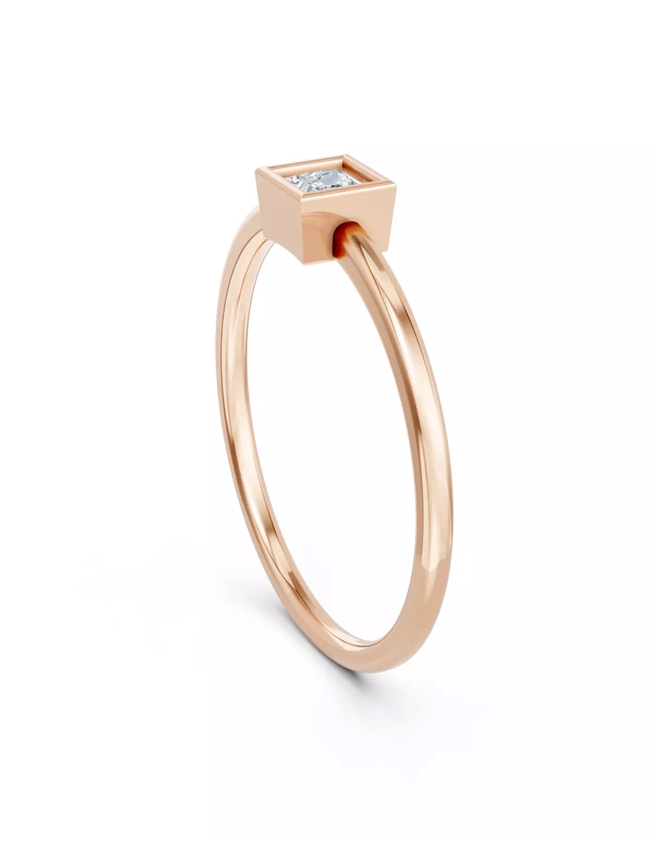 Anillo de compromiso de oro 9 k Amore Mio! 3