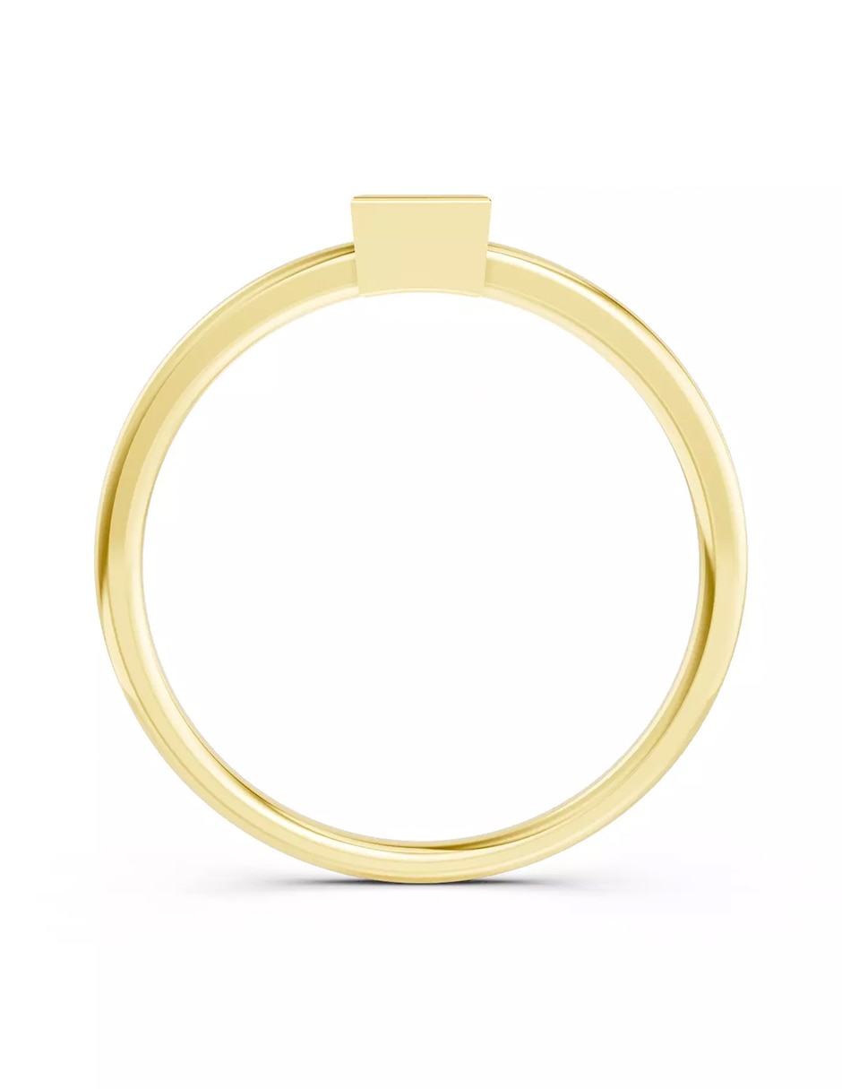 Anillo de compromiso de oro 14 k Amore Mio zirconia cúbica