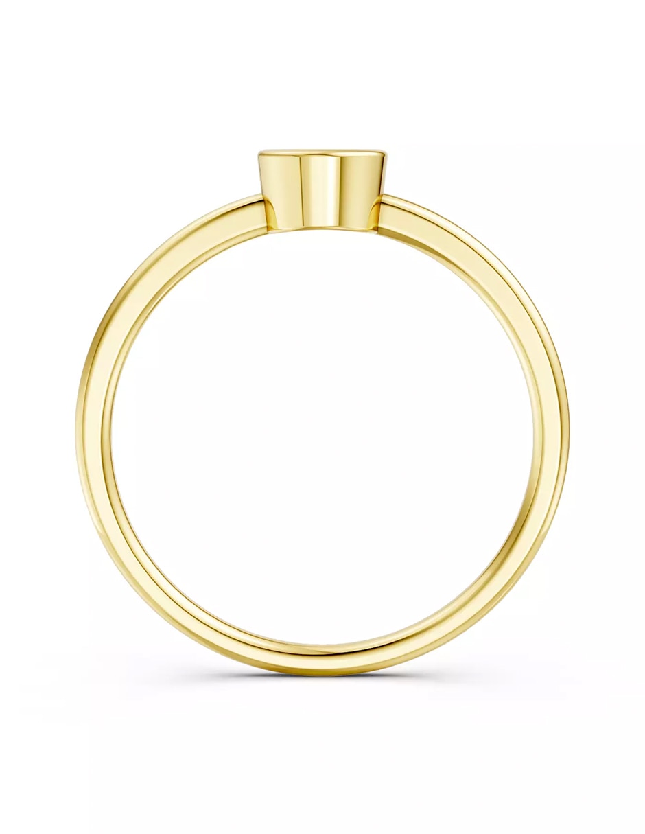 Anillo de compromiso de oro 9 k Amore Mio zirconia cúbica