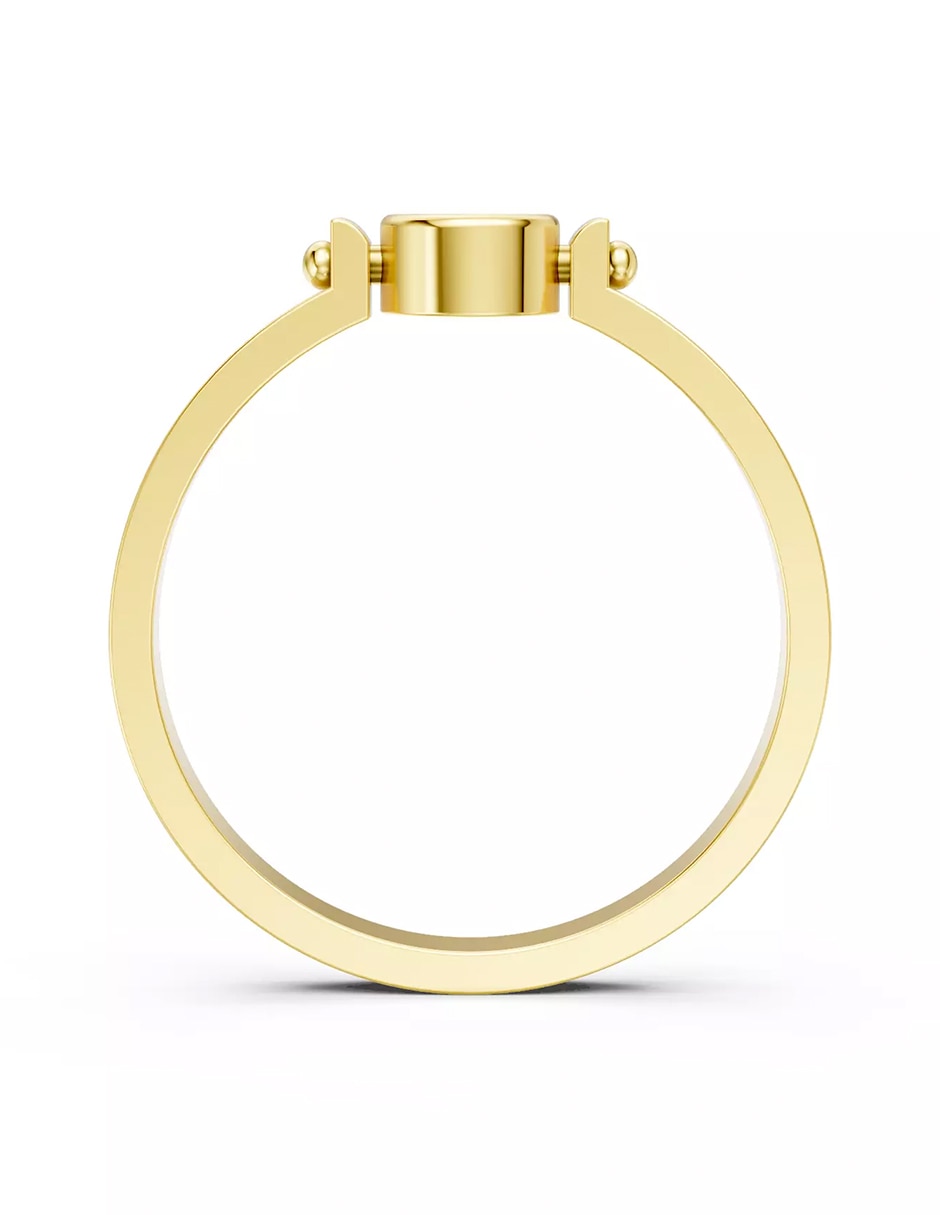 Anillo de compromiso de oro 9 k Amore Mio zirconia cúbica