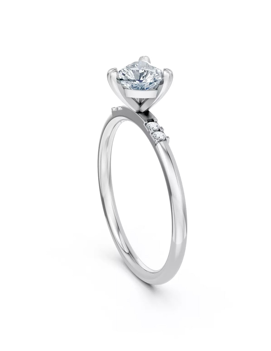 Anillo de compromiso de oro 9 k Amore Mio! 3