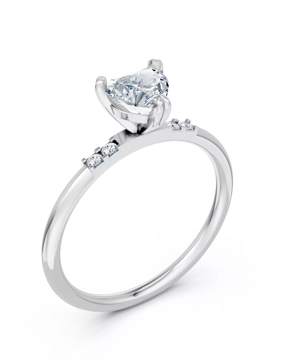 Anillo de compromiso de oro 9 k Amore Mio! 6