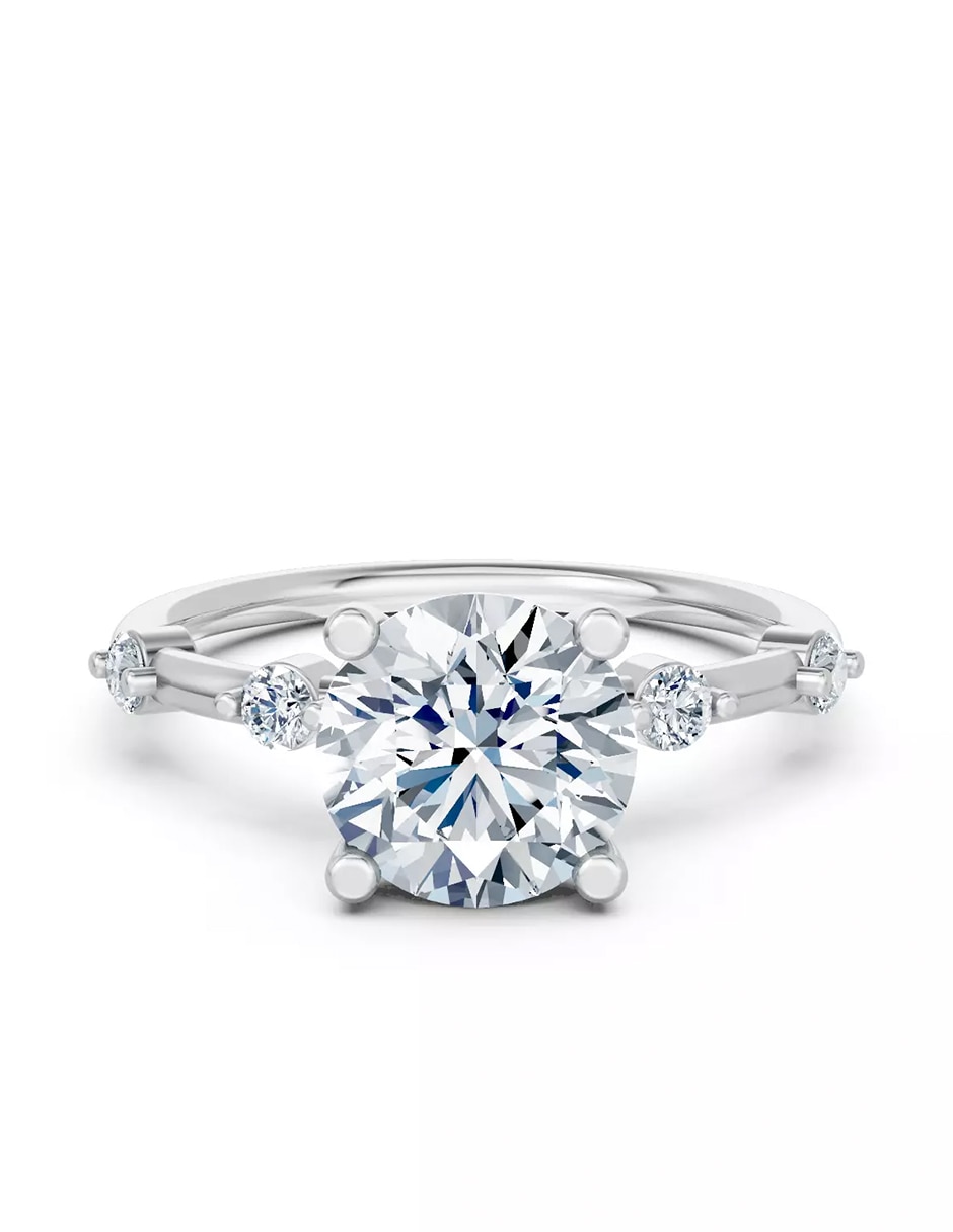 Anillo de compromiso de Oro 14 k zirconia cúbica Anillo de compromiso de Oro 14 k zirconia cúbica