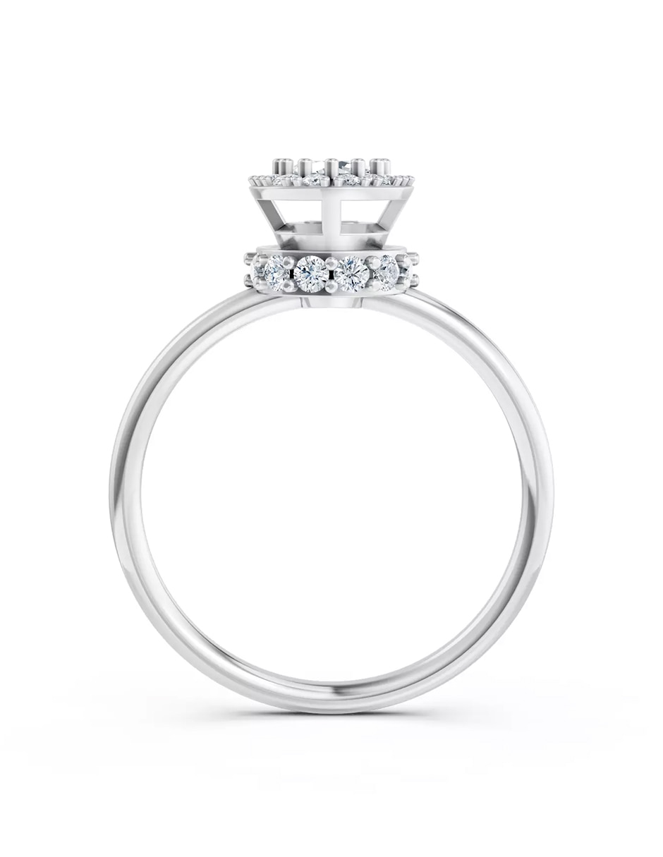 Anillo de compromiso de oro 14 k Amore Mio! 2