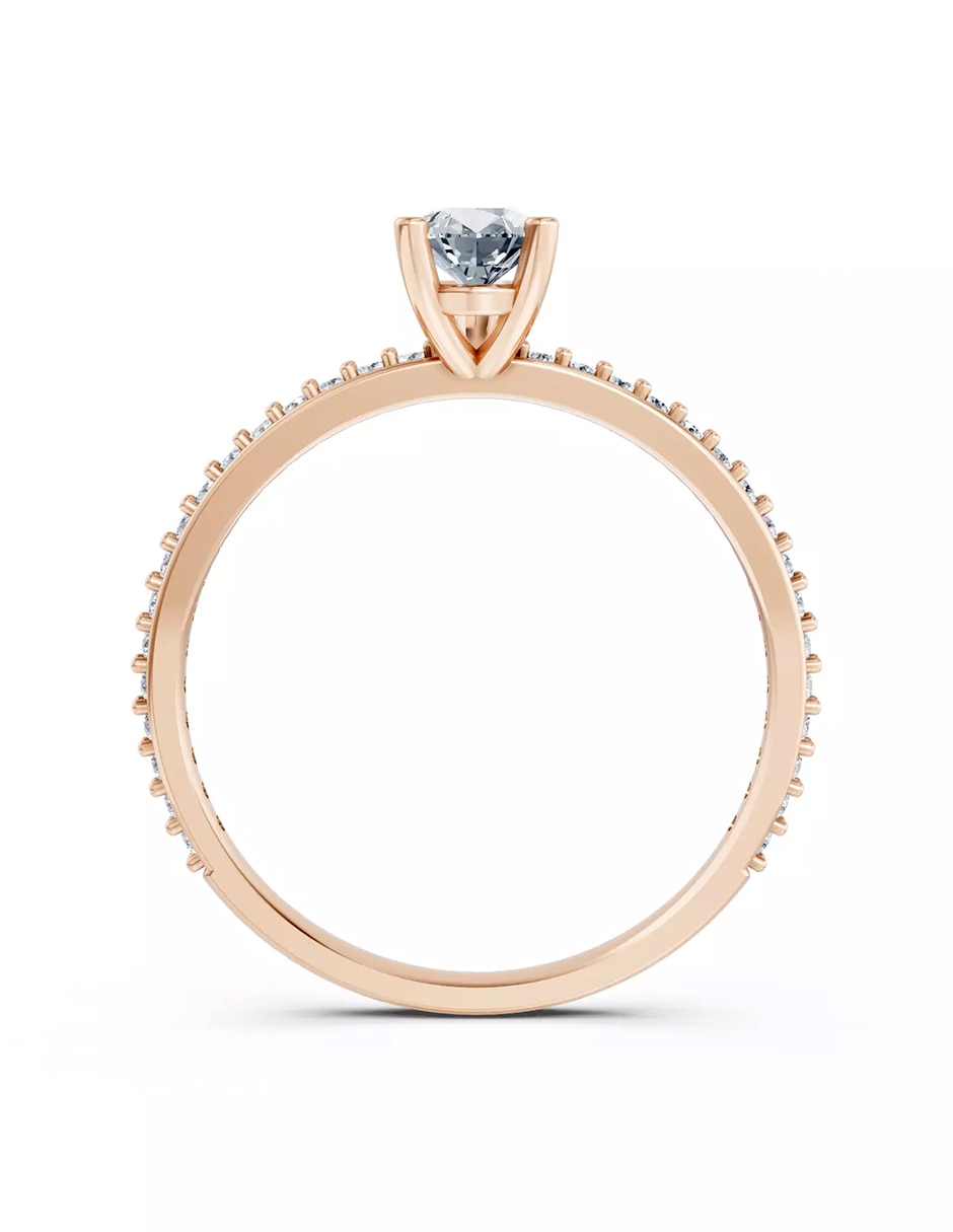 Anillo de compromiso de oro 18 k Amore Mio! 2